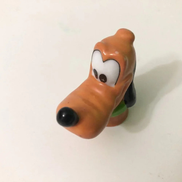 Enesco Disney Mickey and Co Pluto Figure Head Ceramic 2 Inch Tall - Picture 9 of 16